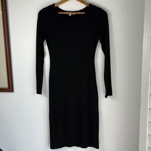 Midi Fitted Jersey Cotton Dress